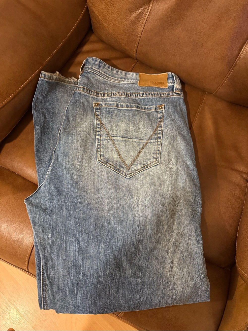 Rock & Roll vintage ‘46 Denim Jeans |Double Barrel Straight Relaxed Straight